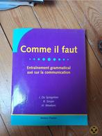 Boek Comme il faut, Boeken, Taal | Frans, Zo goed als nieuw, Ophalen