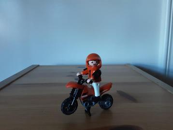 PlayMobil garçon et moto - complet