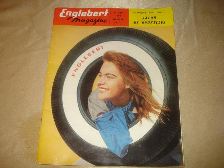 ENGLEBERT Ancien Magazine Auto 261 Salon de Bruxelles 1960, Livres, Autos | Brochures & Magazines, Utilisé, Enlèvement ou Envoi
