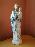 St Joseph avec Jésus, statue en biscuit, Enlèvement ou Envoi