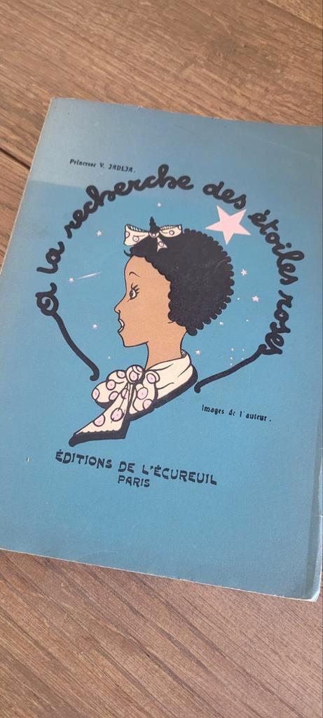 Rare dédicacé."À la recherche des étoiles roses" 1945, Boeken, Sprookjes en Fabels, Zo goed als nieuw, Ophalen of Verzenden