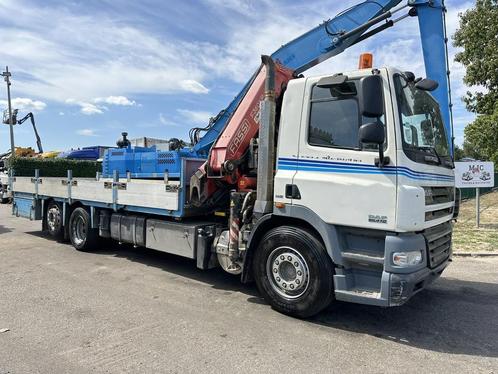 DAF CF 85.410 6X2 + KRAN FASSI F360XP 5x - RETARDER - EURO 5, Auto's, Vrachtwagens, Bedrijf, ABS, Elektrische ramen, Trekhaak