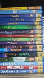 Disney animatiefilms met gouden rugnummers, Cd's en Dvd's, Ophalen of Verzenden, Zo goed als nieuw, Klassiekers