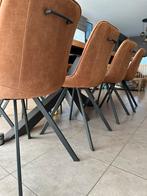 Eetkamerstoelen als  nieuw!, Huis en Inrichting, Stoelen, Ophalen, Bruin, Zo goed als nieuw, Modern/landelijk/industrieel