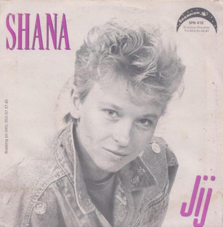 Shana – Jij / Let’s move - Single, Cd's en Dvd's, Vinyl Singles, Gebruikt, Single, Nederlandstalig, 7 inch, Ophalen of Verzenden