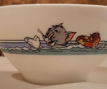 Tom en Jerry aan het zwemmen 1988 ontbijtkom beschikbaar voor biedingen