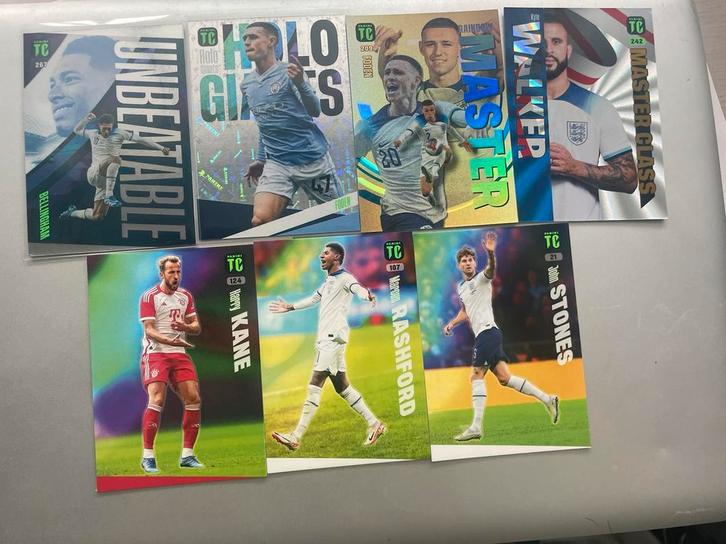 7x Top Class Engeland Jude Bellingham Foden Kane, Hobby en Vrije tijd, Stickers en Plaatjes, Nieuw, Meerdere plaatjes, Ophalen of Verzenden