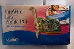 Fire Wire Low Profile PCI 1394 ADAPTER, Informatique & Logiciels, Cartes réseau, Comme neuf, Enlèvement ou Envoi