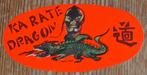 Vintage sticker Karate Dragon Samo Chips 70s, Comme neuf, Cinéma, Télévision ou Audiovisuel, Enlèvement ou Envoi