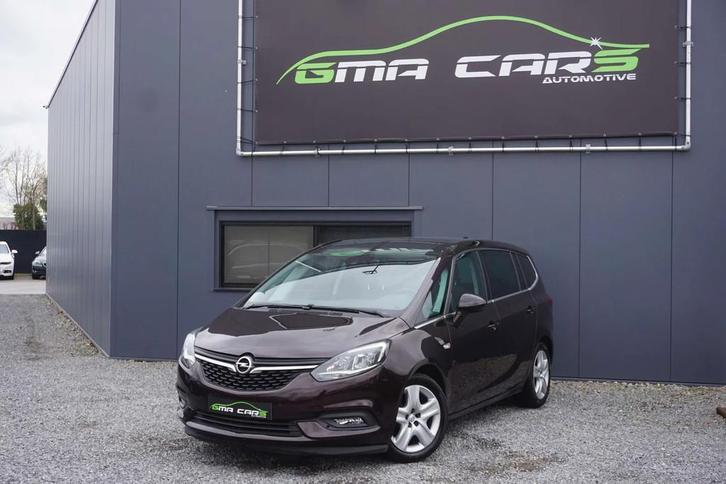 Opel Zafira 1.4 Turbo EC.-7Zit Benzine-Airco-Nav-Cam-Garanti, Autos, Opel, Entreprise, Achat, Zafira, ABS, Caméra de recul, Airbags