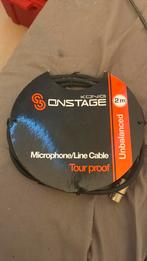 Microphone line cable. 2m, Ophalen, Nieuw