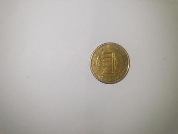 piece 50 cts F euro 2002  rare 