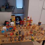 Collectie vintage glazen smurfen, disney, simpsons, kuifje t, Ophalen of Verzenden