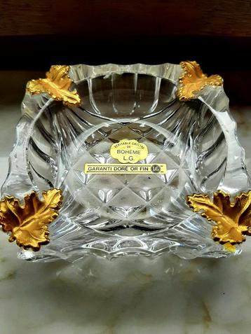 Kristallen asbak – Véritable Cristal de Bohème (LG). beschikbaar voor biedingen