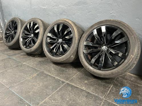 6.5mm! Originele VW Touareg CR7 Suzuka 21 inch zwarte velgen, Auto-onderdelen, Banden en Velgen, Banden en Velgen, Zomerbanden