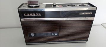 Lecteur de cassettes vintage Grundig, fonctionnement inconnu, Enlèvement ou Envoi, Ne fonctionne pas