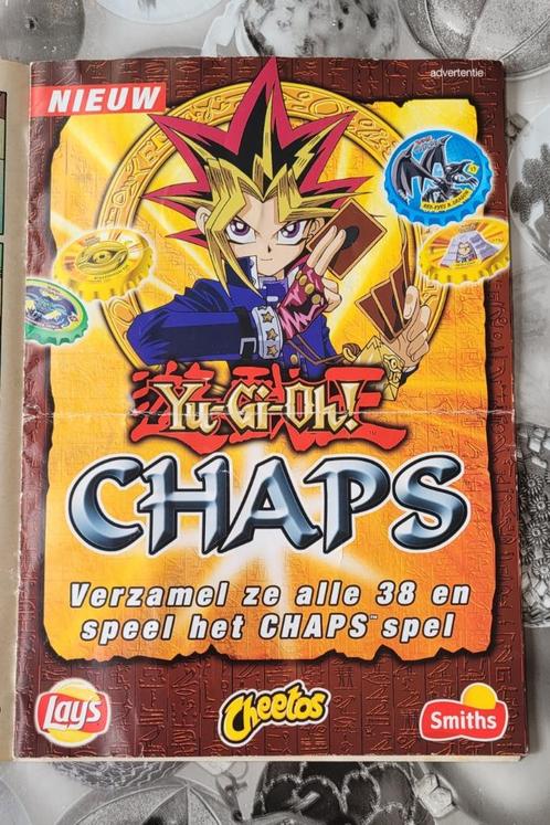 YU-GI-OH! CHAPS folder Advertentie in een stripboekje., Verzamelen, Flippo's, Map, Album of Poster, Adventure, Cheetos 24 Game