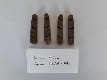 4 remblokken voor carbon wielen Shimano / Sram, Fietsen en Brommers, Fietsonderdelen, Wiel, Racefiets, Nieuw, Ophalen of Verzenden