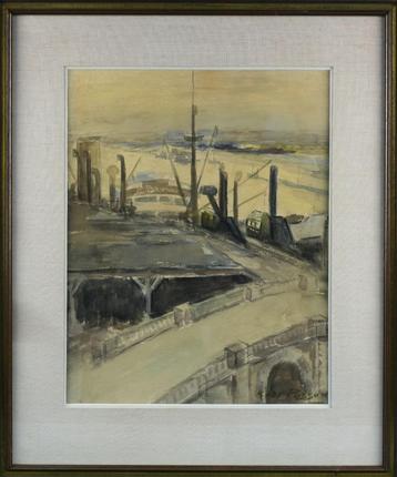 Karel de Posson (1889 - 1960) - Quai d'Anvers, Enlèvement ou Envoi