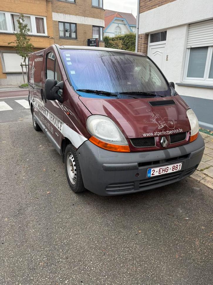 RENAULT TRAFIC 2.0i 16V LPG DUBBELE CABINE, Auto's, Bestelwagens en Lichte vracht, Particulier, ABS, Airbags, Airconditioning