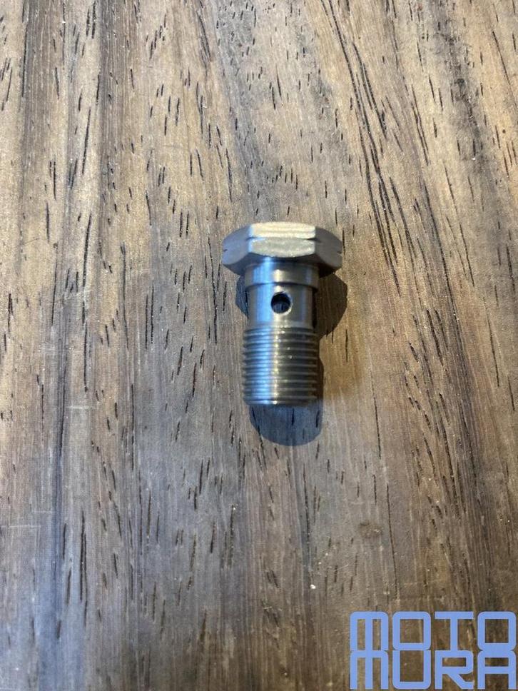 RVS banjo bout enkel M10x1.00, Motoren, Onderdelen | Merk-onafhankelijk, Nieuw, Ophalen of Verzenden