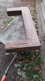 Eiken balk u-vorm schouw, Ophalen, Gebruikt