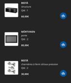 Meuble tv besta noir, Computers en Software, NAS, Ophalen, Zo goed als nieuw