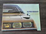 Renault Alpine A310 1976 uitgebreide  folder brochure, Ophalen of Verzenden, Zo goed als nieuw, Renault