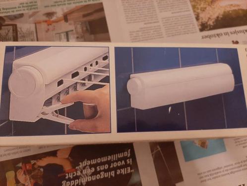 Automatische waslijn met 6 lijnen, Huis en Inrichting, Badkamer | Badtextiel en Accessoires, Nieuw, Handdoekenrek, Wit, Ophalen of Verzenden