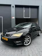 Seat Leon FR 1.4 TFSI–2015–Black Edition- 6 versl- CarPlay -, Auto's, Leon, Leder en Stof, Zwart, 5 zetels
