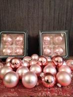 Lot roze kerstballen, Verzenden, Gebruikt