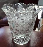 Joli vase en cristal 11cm, Antiquités & Art, Antiquités | Verre & Cristal, Enlèvement ou Envoi