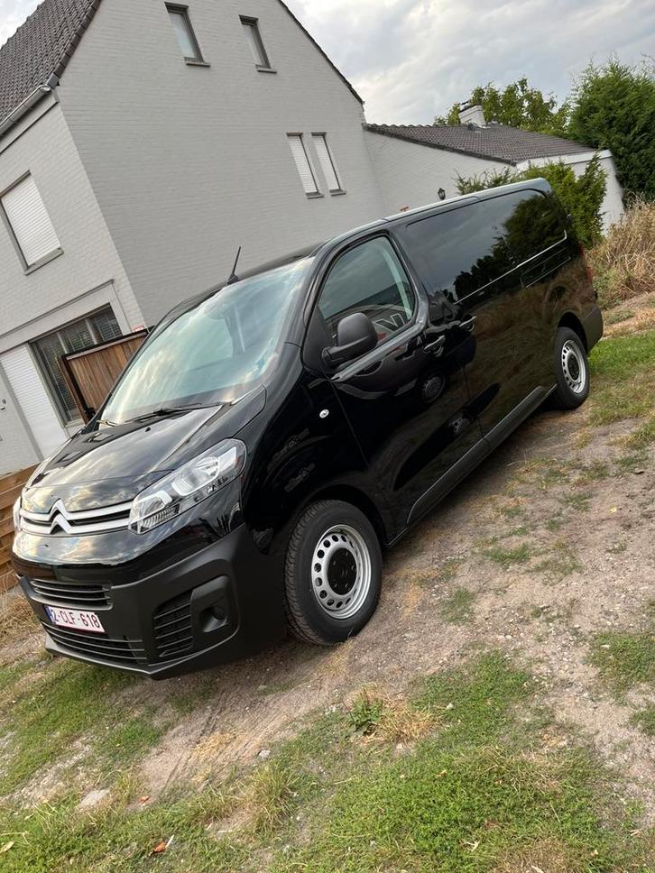 Citroën Jumpy Zwart Dubbele Cabine 180 PK Automaat, Auto's, Bestelwagens en Lichte vracht, Particulier, Airconditioning, Citroën