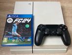 Playstation 4 PS4 console WIT + 1 controller + FC24, Ophalen, Met 1 controller, Original, 500 GB