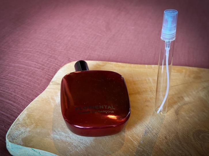 Comme des Garçons - Floriental sample/decant, Handtassen en Accessoires, Uiterlijk | Parfum, Zo goed als nieuw, Ophalen of Verzenden
