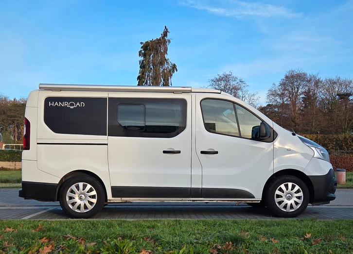 Witte campervan Hanroad trek 4 Renault, Caravans en Kamperen, Mobilhomes, Particulier, tot en met 4, Buscamper of Camperbus, Overige merken