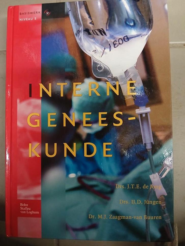 J.T.E. de Jong - Interne geneeskunde, Boeken, Wetenschap, Zo goed als nieuw, Ophalen