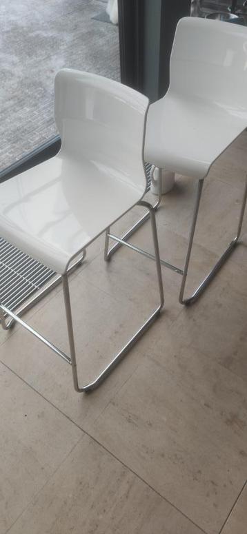 2 barkrukken ikea, Huis en Inrichting, Ophalen, Met voetsteun, 60 tot 90 cm, Zo goed als nieuw