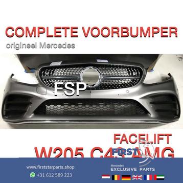 W205 C205 S205 C43 AMG Voorbumper Facelift Mercedes C Klasse beschikbaar voor biedingen