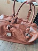 bruine leren Frits & Company handbagage met spiegeltje, Ophalen of Verzenden, Gebruikt