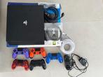 Sony Ps4 Pro 1TB SSD + 5 controllers+ charging station, Avec 3 manettes ou plus, Enlèvement, 1 TB, Pro