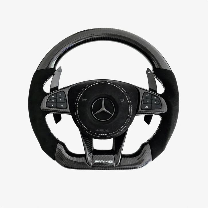 Mercedes stuur leer compleet alcantara carbon AMG, Auto-onderdelen, Besturing, Mercedes-Benz, Nieuw, Ophalen of Verzenden
