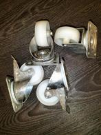 Roues pivotantes 2 avec frein., Bricolage & Construction, Enlèvement ou Envoi