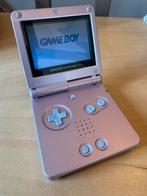 Nintendo gameboy advance SP pink pearl met games, Game Boy Advance SP, Enlèvement, Avec jeux