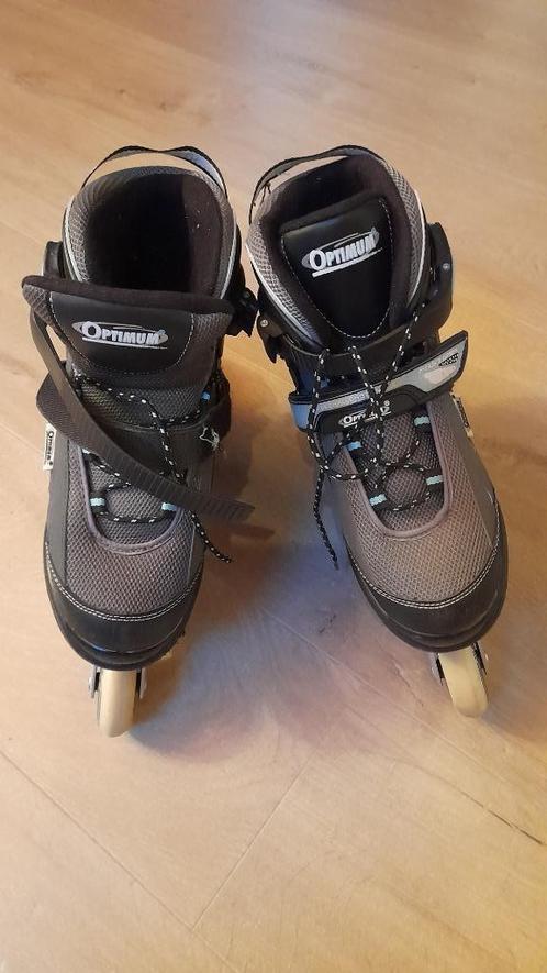Optimum : Patins à roues alignées (tailles 40 à 43), Sports & Fitness, Patins à roulettes alignées, Utilisé, Rollers 4 roues en ligne