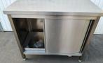 inox tafel , inox kast, Ophalen, Gebruikt
