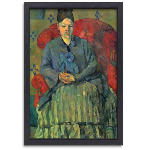 Portrait de Mme Cézanne dans un fauteuil rouge - Paul Céza, Antiquités & Art, Art | Peinture | Classique, Envoi