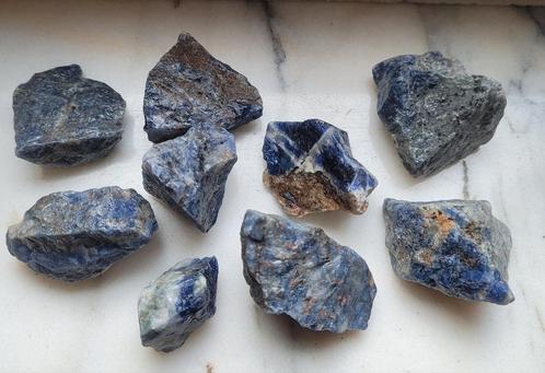 Sodaliet uit Brazilië 9 stuks 180 g, Verzamelen, Mineralen en Fossielen, Mineraal, Ophalen of Verzenden