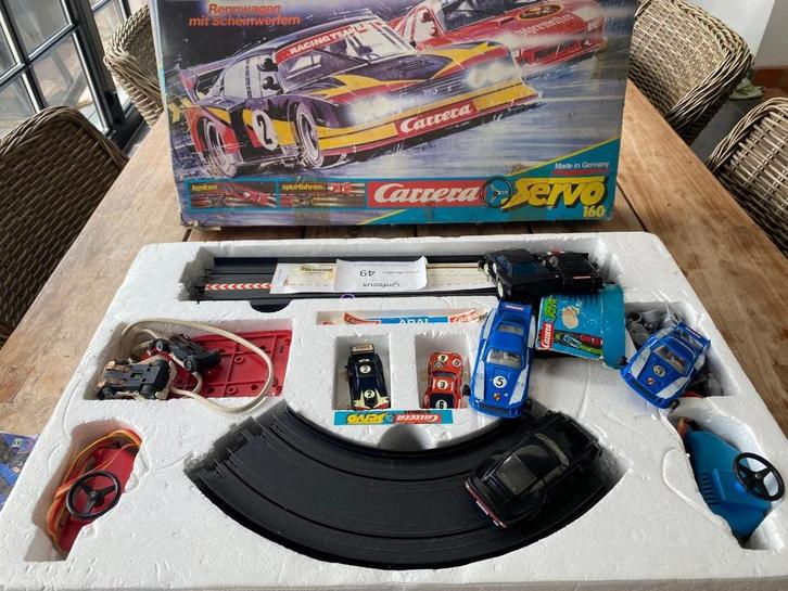 12 Carrera racebanen, Kinderen en Baby's, Speelgoed | Racebanen, Gebruikt, Racebaan, Elektrisch, Carrera, Met looping, Zelf te bouwen
