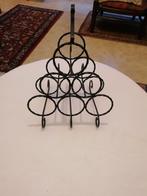 Porte-bouteilles en fer forgé., Moins de 50 cm, Enlèvement ou Envoi, Comme neuf, 5 à 15 bouteilles